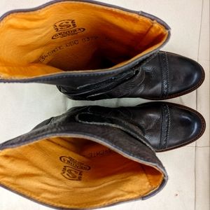 Sendra mid calf genuine leather boots